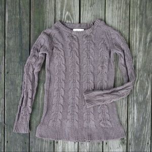 LOFT cable knit sweater